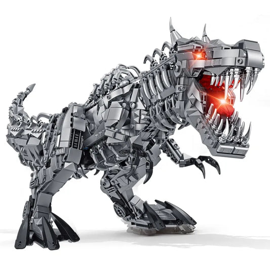 Panlos MOC Building Block Set: Mechanical Dinosaur Tyrannosaurus Rex, Model 611016