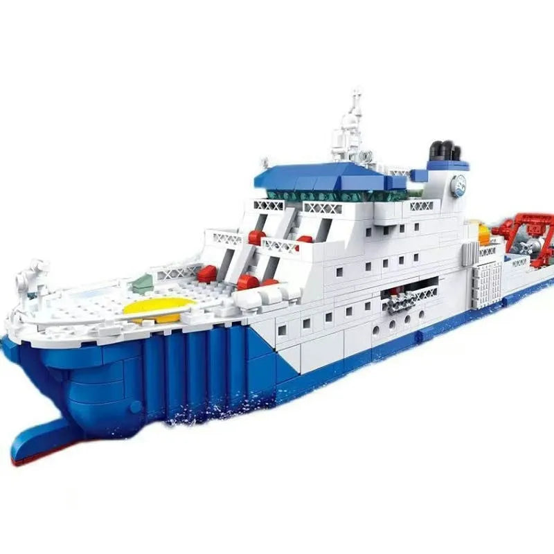 Panlos MOC Building Block Set: Deep Sea One Research Ship, Model 688010