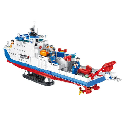 Panlos MOC Building Block Set: Deep Sea One Research Ship, Model 688010