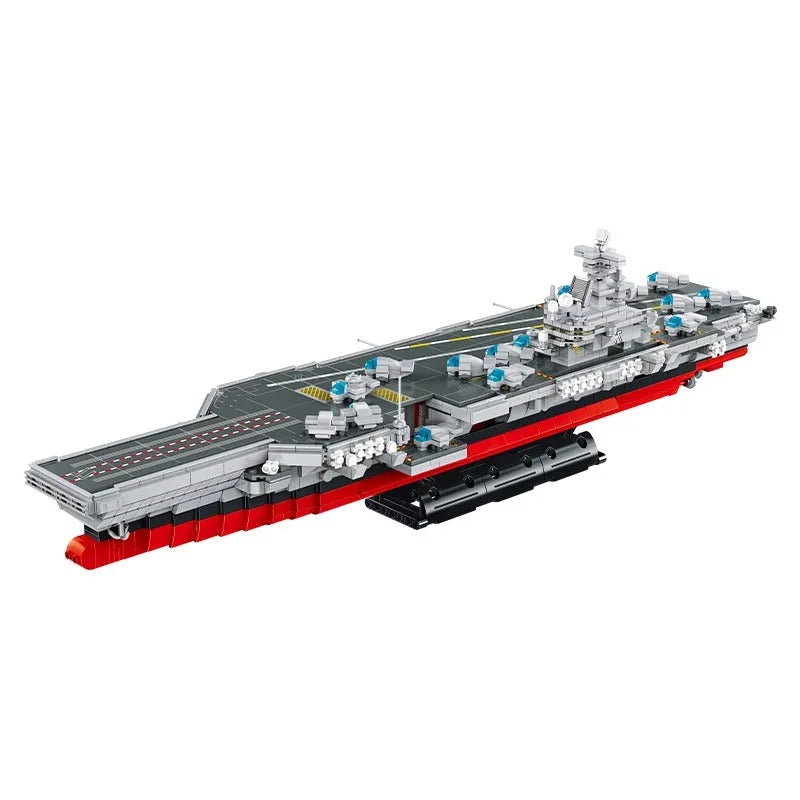 Panlos MOC Building Block Set: Nimitz-Class Aircraft Carrier Warship, Model 637009
