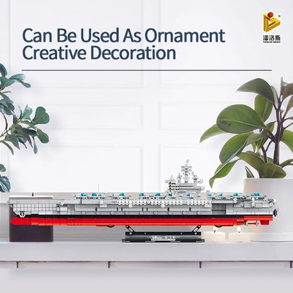 Panlos MOC Building Block Set: Nimitz-Class Aircraft Carrier Warship, Model 637009