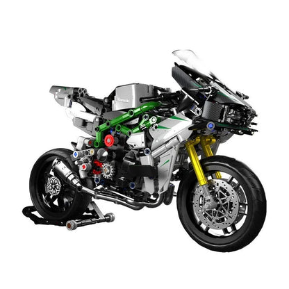 Panlos MOC Building Block Set: Ninja Fast Racing Motorcycle Kids, Model 672003