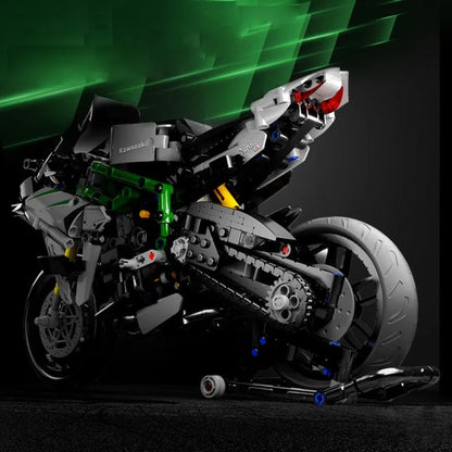 Panlos MOC Building Block Set: Ninja Fast Racing Motorcycle Kids, Model 672003