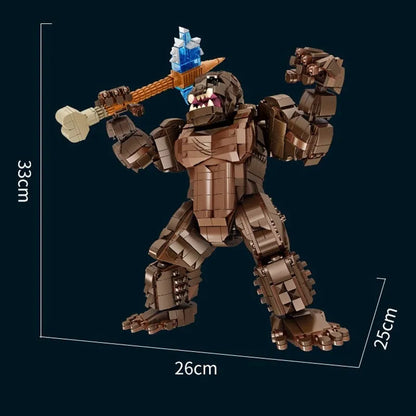 Panlos MOC Building Block Set: Movie MOC Creative Expert King Kong, Model 687002