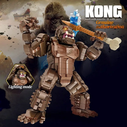 Panlos MOC Building Block Set: Movie MOC Creative Expert King Kong, Model 687002