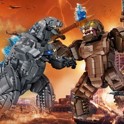 Panlos MOC Building Block Set: Movie MOC Creative Expert Mecha Godzilla, Model 687003