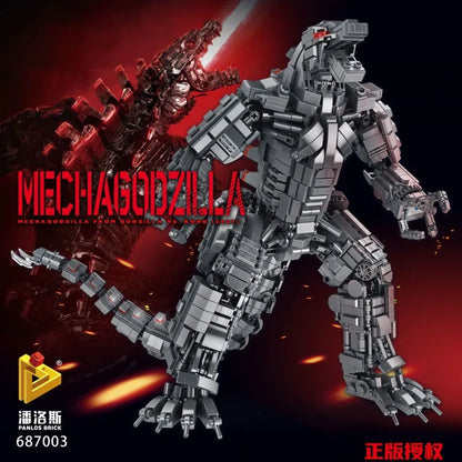 Panlos MOC Building Block Set: Movie MOC Creative Expert Mecha Godzilla, Model 687003