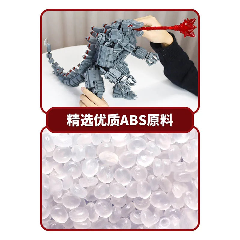 Panlos MOC Building Block Set: Movie MOC Creative Expert Mecha Godzilla, Model 687003