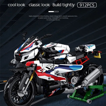 Panlos MOC Building Block Set: BMW M 1000RR Motorcycle 672004