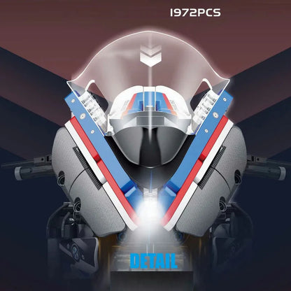 Panlos MOC Building Block Set: BMW PH4 Sport Motorcycle 672102