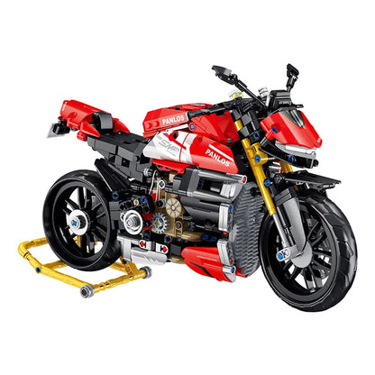 Panlos MOC Building Block Set: Streetfighter V4 SP Motorcycle 672006
