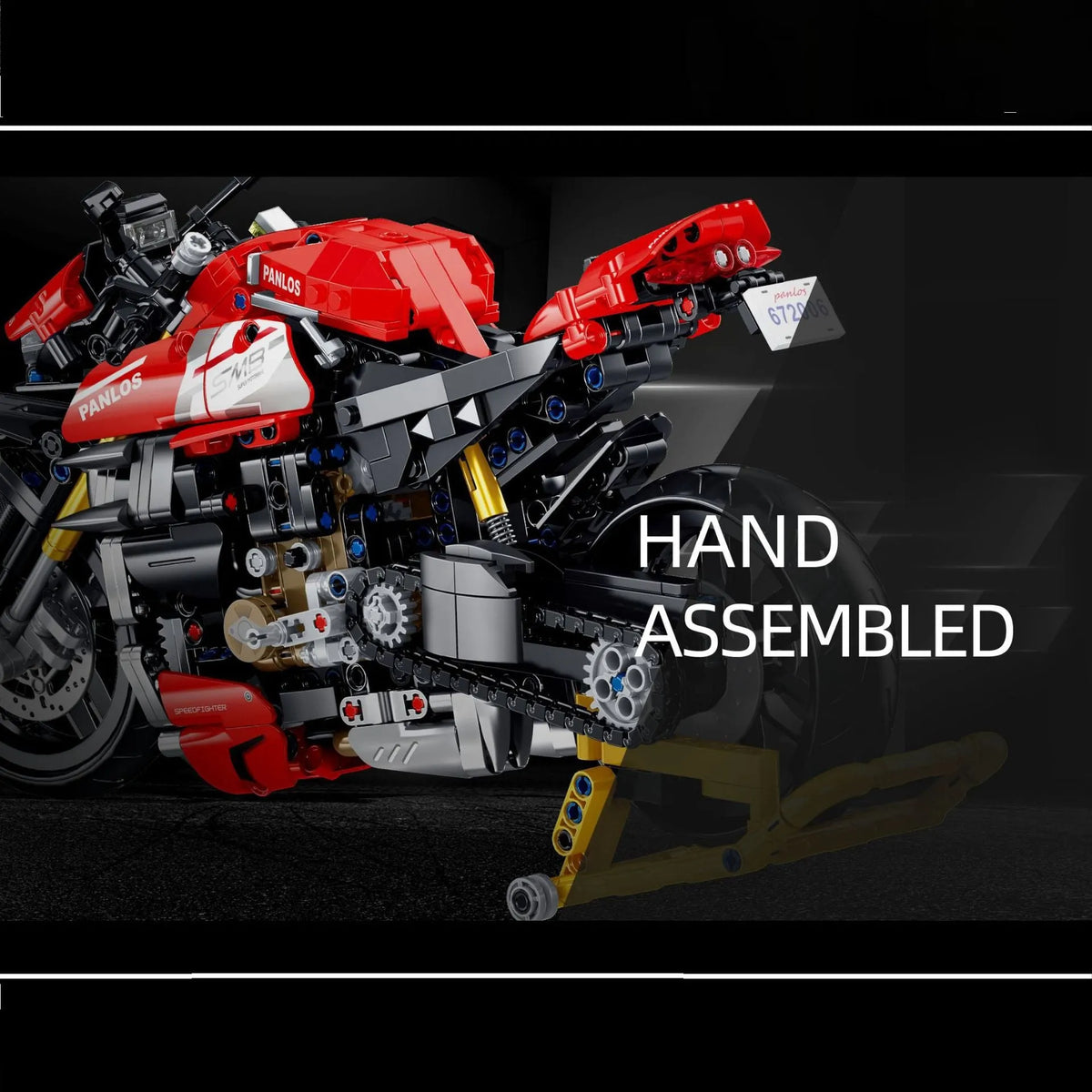 Panlos MOC Building Block Set: Streetfighter V4 SP Motorcycle 672006