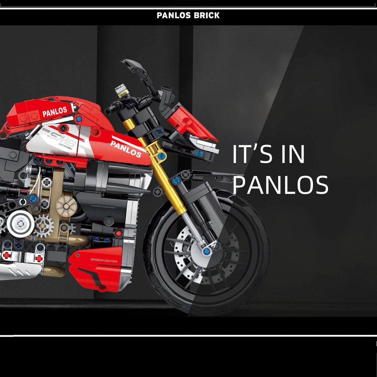 Panlos MOC Building Block Set: Streetfighter V4 SP Motorcycle 672006