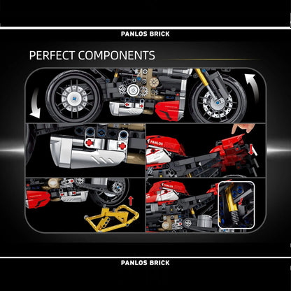 Panlos MOC Building Block Set: Streetfighter V4 SP Motorcycle 672006