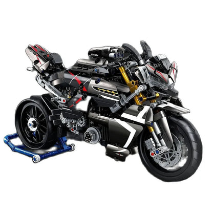 Panlos MOC Building Block Set: Suzuki B-King Racing Motorcycle, Model 672007