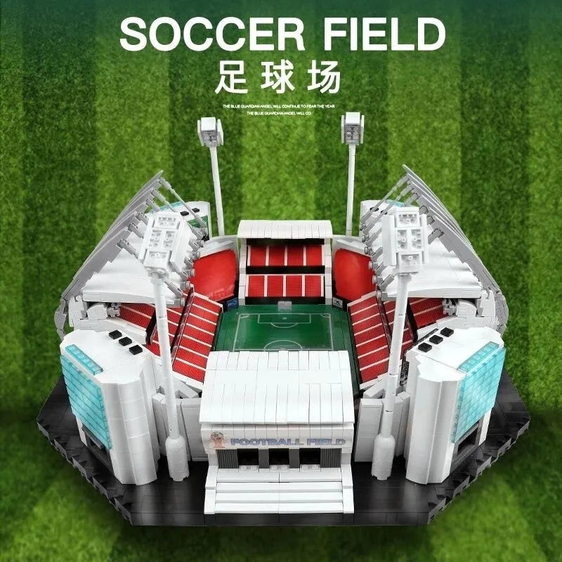 QZL MOC Building Block Set: Soccer Football Stadium, Model 90008