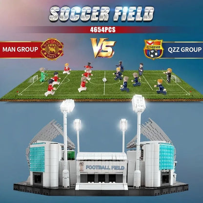 QZL MOC Building Block Set: Soccer Football Stadium, Model 90008