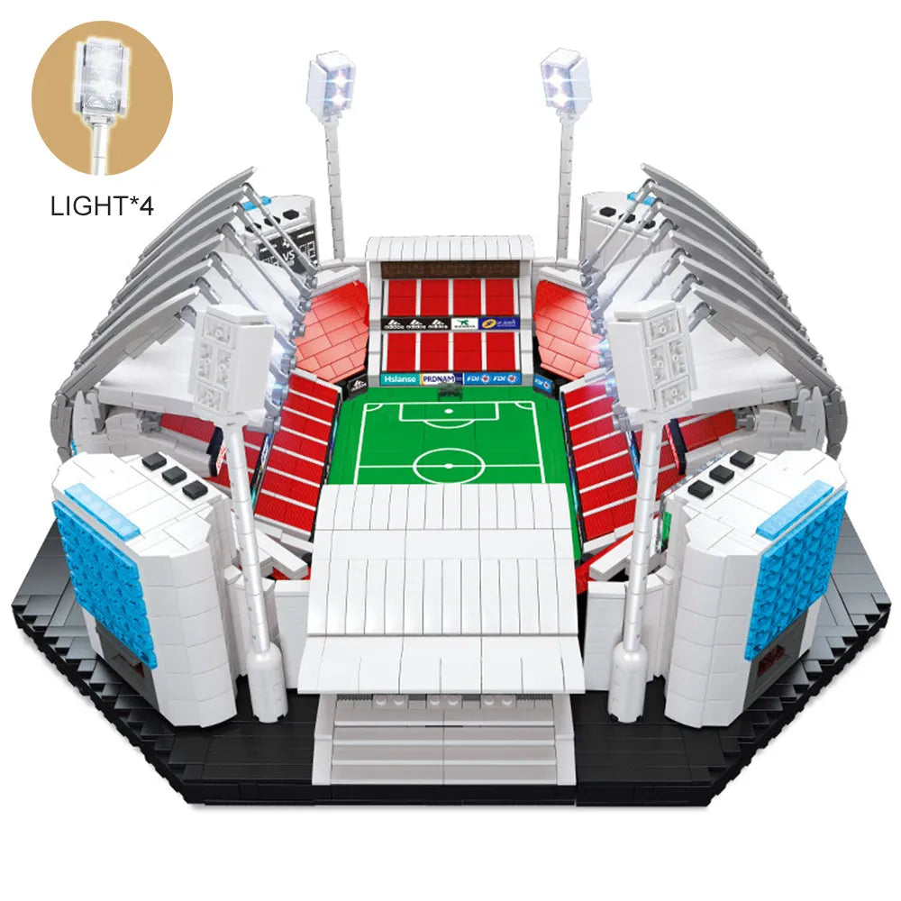 QZL MOC Building Block Set: Soccer Football Stadium, Model 90008