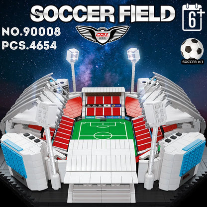 QZL MOC Building Block Set: Soccer Football Stadium, Model 90008
