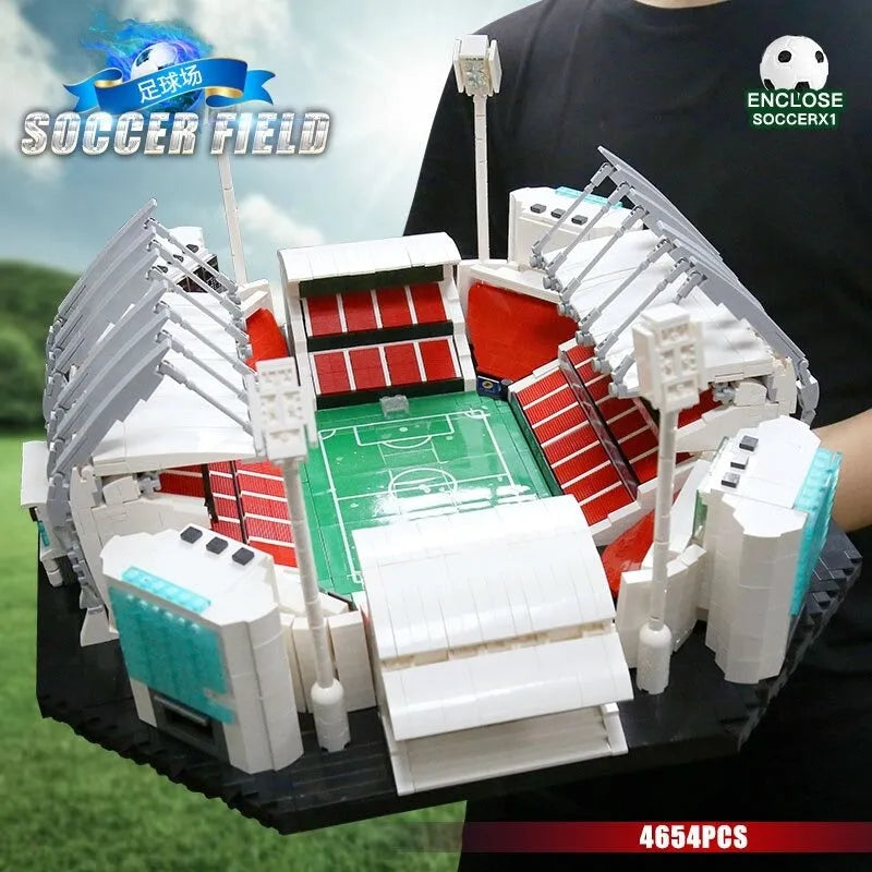 QZL MOC Building Block Set: Soccer Football Stadium, Model 90008