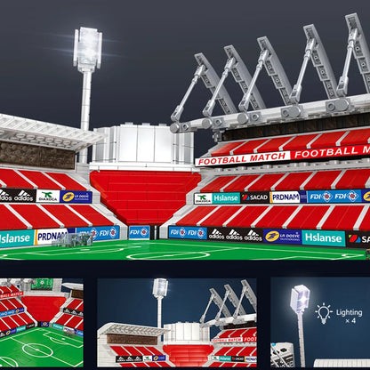 QZL MOC Building Block Set: Soccer Football Stadium, Model 90008