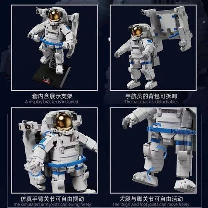 QZL MOC Building Block Set: Idea Exploring Space Astronaut