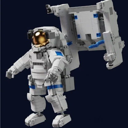 QZL MOC Building Block Set: Idea Exploring Space Astronaut
