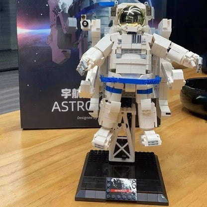 QZL MOC Building Block Set: Idea Exploring Space Astronaut