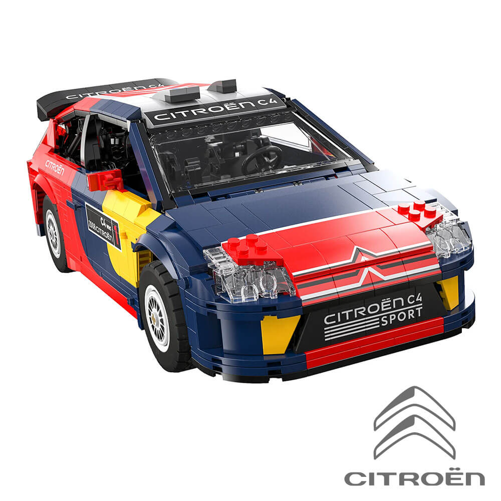 Trilumity Motorized Building Block Set: Remote Controlled 2008 Citroën C4 Wrc (1550+-Piece)
