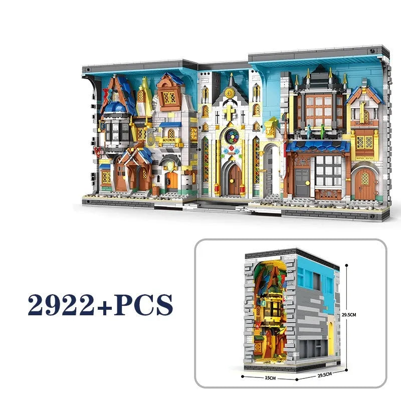 Reobrix MOC Building Block Set: Medieval Town Market