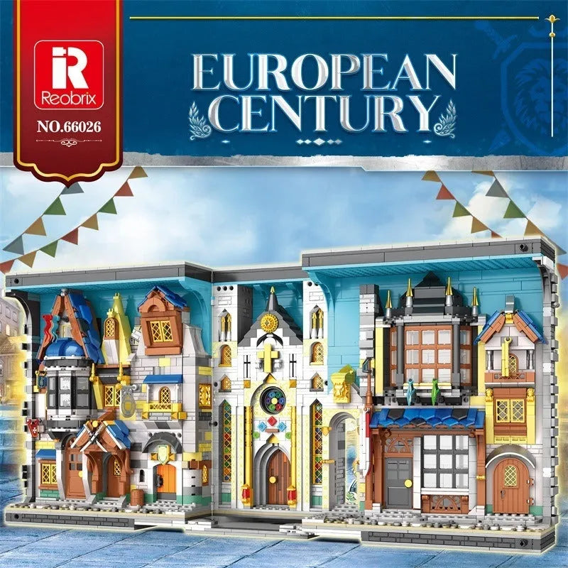 Reobrix MOC Building Block Set: Medieval Town Market