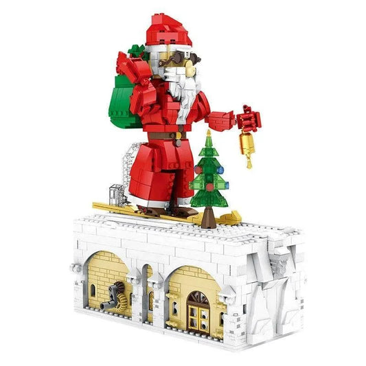 Reobrix Building Block Set: Christmas Winter City Santa Is Coming, Model RE66001