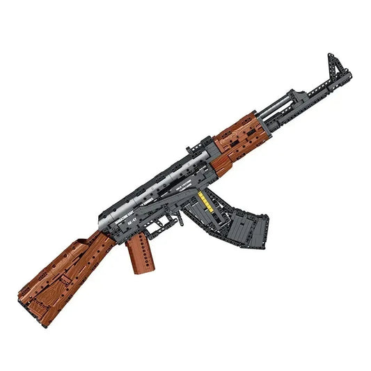 Reobrix MOC Building Block Set: Weapon MOC AK47 Assault Rifle 77005