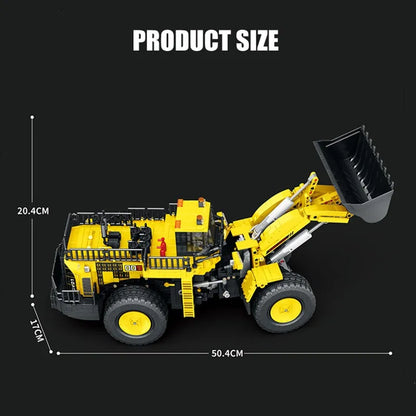 Reobrix MOC Building Block Set: APP Motorized RC Loader Excavator Truck 22009, Model RE22009