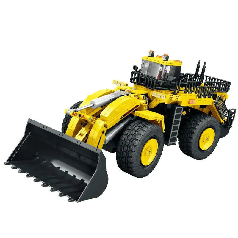 Reobrix MOC Building Block Set: APP Motorized RC Loader Excavator Truck 22009, Model RE22009