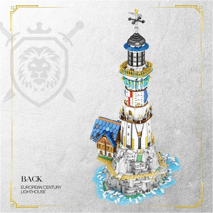 Reobrix MOC Building Block Set: Street Medieval Light House, Model 66028