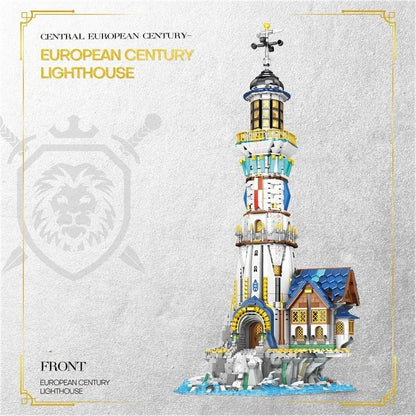 Reobrix MOC Building Block Set: Street Medieval Light House, Model 66028