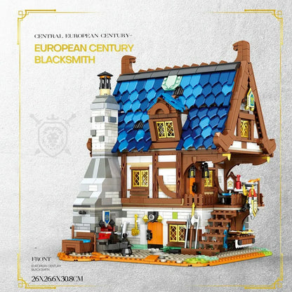 Reobrix MOC Building Block Set: Medieval Town Blacksmith 66005