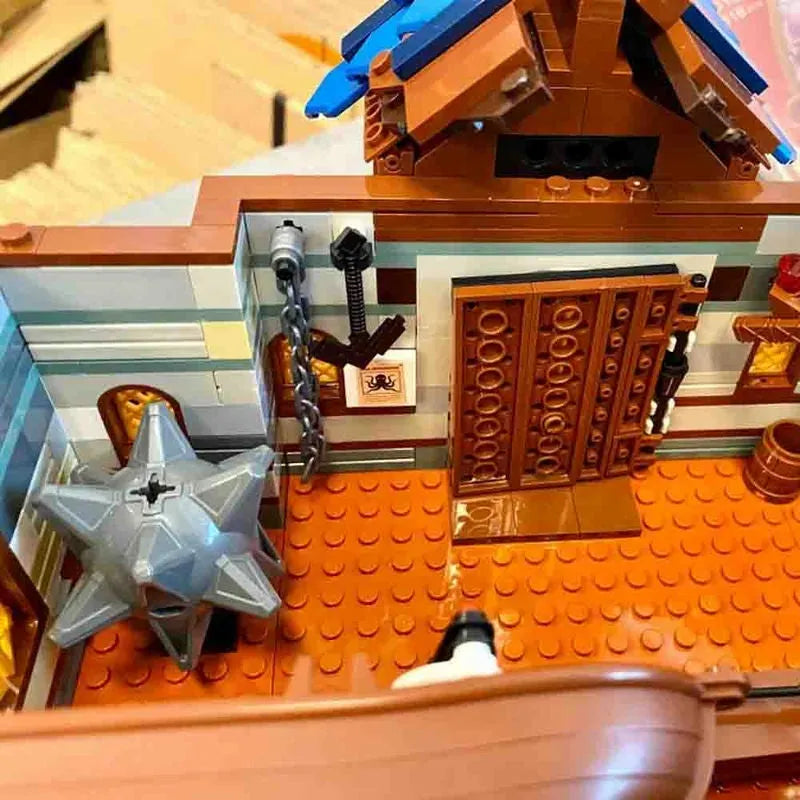 Reobrix MOC Building Block Set: Medieval Town Fishing Store 66007
