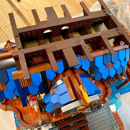 Reobrix MOC Building Block Set: Medieval Town Fishing Store 66007