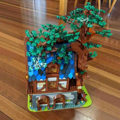 Reobrix MOC Building Block Set: Medieval Town Tree House, Model 66008