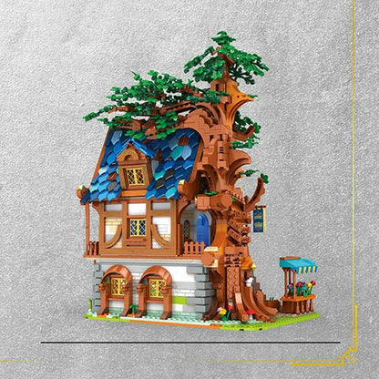 Reobrix MOC Building Block Set: Medieval Town Tree House, Model 66008