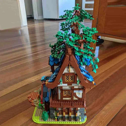 Reobrix MOC Building Block Set: Medieval Town Tree House, Model 66008