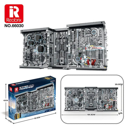 Reobrix MOC Building Block Set: Star Revenge Planet Book, Model RE66030