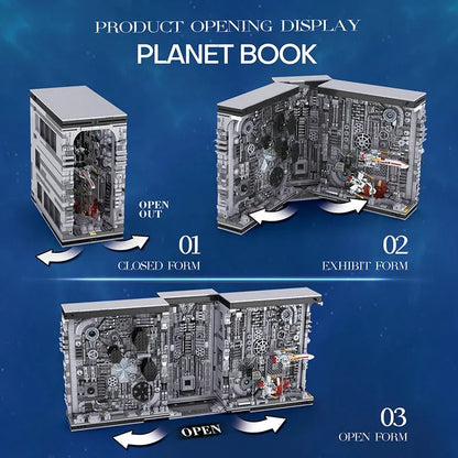 Reobrix MOC Building Block Set: Star Revenge Planet Book, Model RE66030