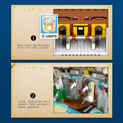 Reobrix MOC Building Block Set: The Golden Lion Castle, Model 66006