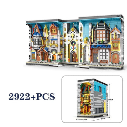 Reobrix MOC Building Block Set: Street Medieval City Market, Model 66026