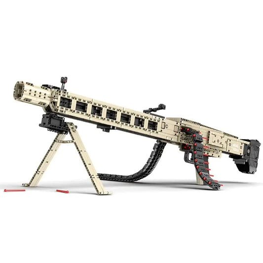 Reobrix MOC Motorized Building Block Set: MG24 Electric Machine Gun, Model 77006