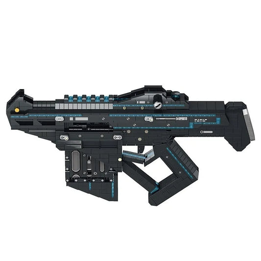 Reobrix MOC Building Block Set: Motorized Burst SMG Gun, Model 77007