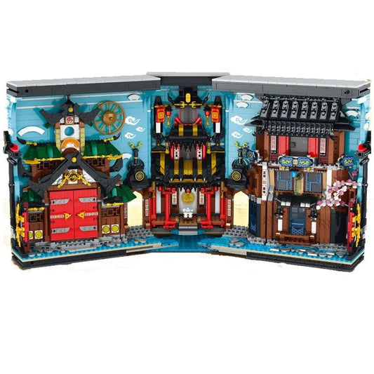 Reobrix MOC Building Block Set: Ninjago Movie The Ninja World Book, Model RE66029